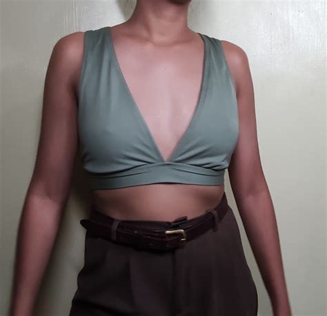 Mossimo Sage Green Bikini Top On Carousell
