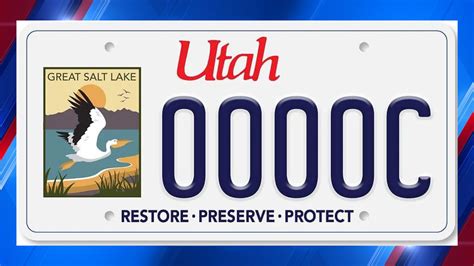 New Great Salt Lake License Plate Supports Lake Preservation