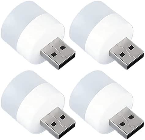 Warm Mini Portable USB LED Light Set Of 4 Amazon In Computers