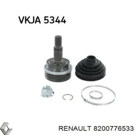 8200776533 Renault RVI árbol de transmisión delantero izquierdo