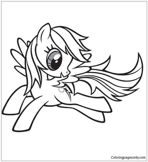 Rainbow Dash 1 Coloring Pages Dibujos Animados Para Colorear Porn Sex