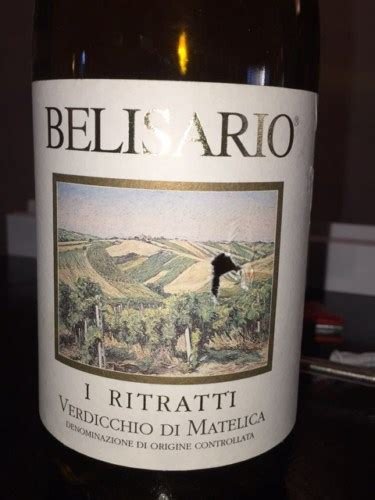 Belisario I Ritratti Verdicchio Di Matelica Vivino Us