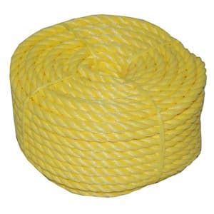 T W Evans Cordage 3 8 In X 100 Ft Twisted Polypro Rope Coilette In