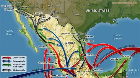 Southern Border Wall Map