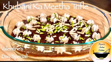 Valentines Day Dessert Instant Khubani Ka Meetha Trifle Using A