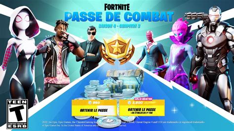 Fortnite Saison Chapitre Passe De Combat Youtube