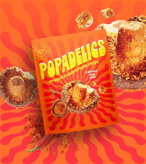 Popadelics Crunchy Mushroom Chips - Twisted Thai Chili by Popadelics in 2024 | Stuffed mushrooms ...