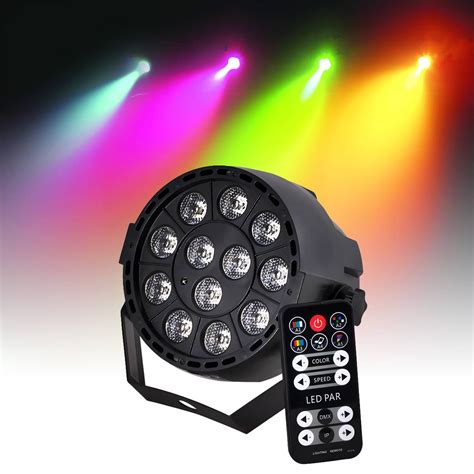 Projecteur Sur Batterie Par Leds Rgb X W En Dmx Strobe Ibiza Light