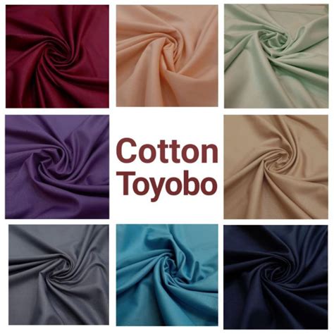 Jual Kain Katun Toyobo Deluxe Katun Toyobo Royal Mix Katun Toyobo