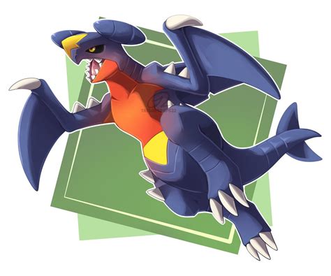 Pokemon Mega Garchomp Fan Art