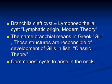 PPT - Branchial Cleft Cyst PowerPoint Presentation, free download - ID ...