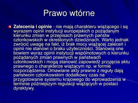 PPT Prawo pierwotne i wtórne WE PowerPoint Presentation free