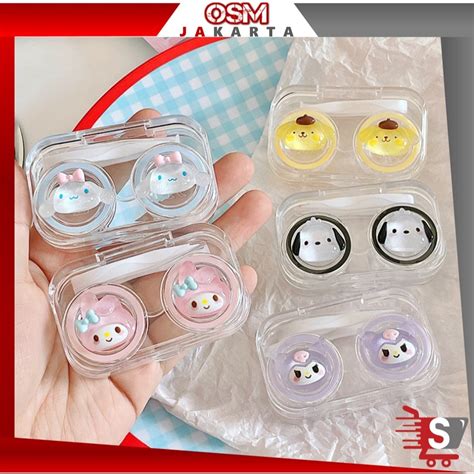 Jual Osm Jkt Kotak Lensa Karakter Lucu Alat Penyimpanan Softlens