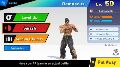 How To Train A Kazuya Amiibo In Smash Ultimate