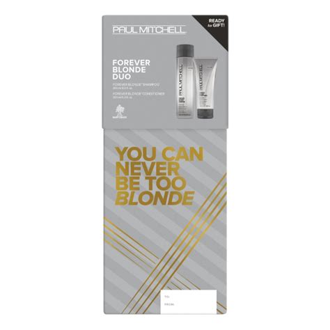 Paul Mitchell Forever Blonde Duo Gift Set Ultra Plus Haircare Products NZ