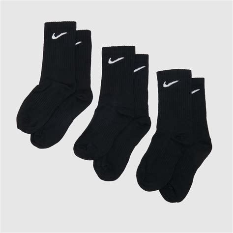 Black And White Nike Kids Crew Socks 3 Pack Socks Schuh