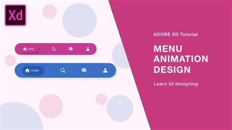 Navigation Menu Animation In Adobe Xd Auto Animate Tutorial Adobe