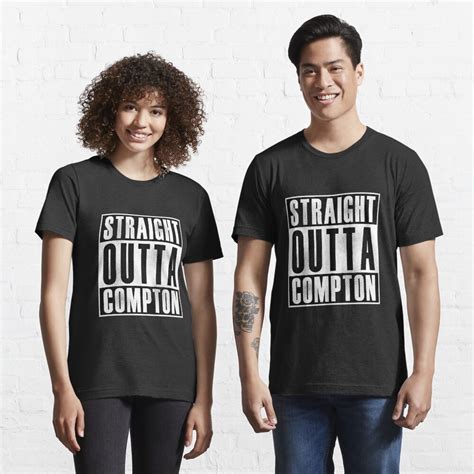 Straight Outta Compton T Shirt For Sale By Thehiphopshop Redbubble