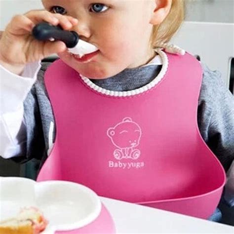 Hot Sale Updated New Baby Silicone Bib Stereo Disposable Bib Kids Bibs