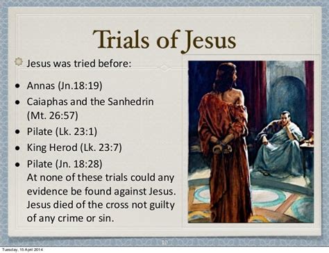 Passion Of Christ Part 2 The Trials Of Jesus