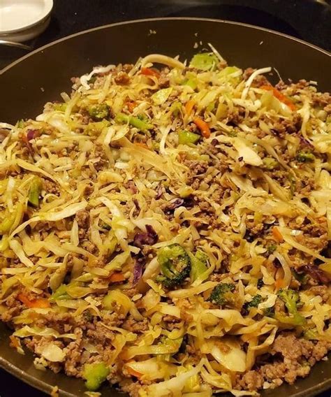 Weight Watchers Friendly Egg Roll In A Bowl Home Baking Blog Recipe