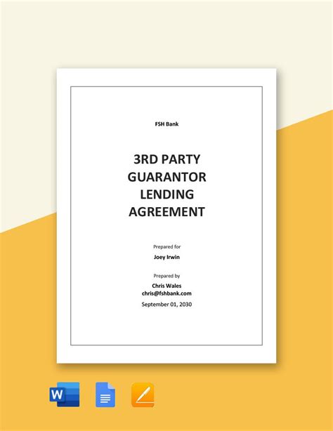 Grant Agreement Template