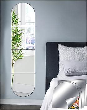 Sqinor Self Adhesive Acrylic Mirror Stick On Full Length Mirrors