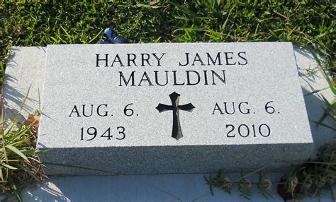 Harry James Mauldin 1943 2010 Find A Grave Memorial