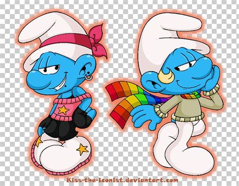 Smurfette Vanity Smurf The Smurfs Fan Art Comics Png Clipart Art