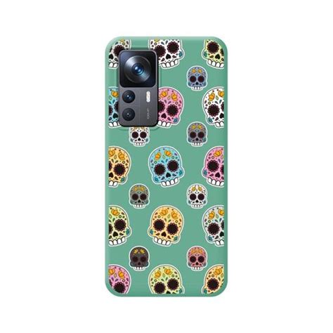 Funda Silicona Líquida Verde Xiaomi 12t 12t Pro 5g Diseño Catrina