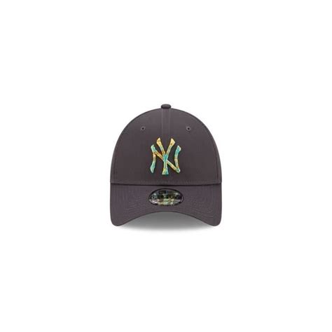 Casquette Homme New Era Ny Yankees Logo Infill Forty Gris