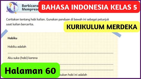 Kunci Jawaban Bahasa Indonesia Kelas Halaman Kurikulum Merdeka