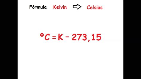 Converter Kelvin Para Celsius Youtube