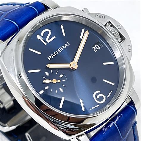 Fs Bnib Panerai Luminor Due Automatic Blue Dial Mm Watch Pam Pam