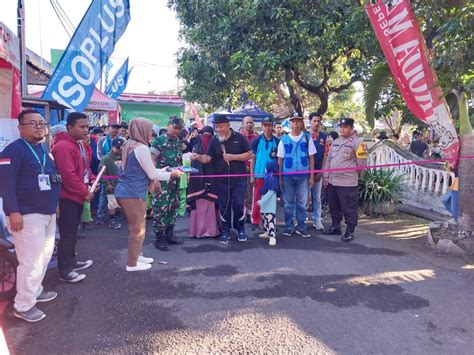 Sambut Bulan Suci Ramadhan H Babinsa Hadiri Giat Jalan Santai Di