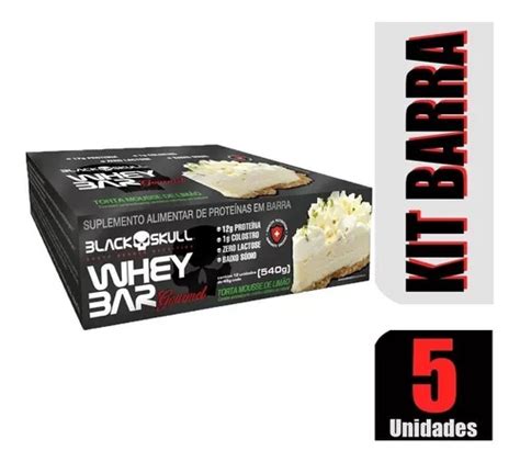 Bar Whey Gourmet Black Skull V Rios Sabores C Und Parcelamento