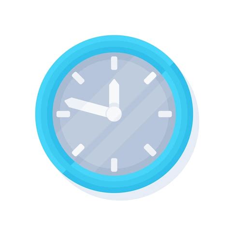 Premium Vector Modern Illustration Of Wall Clock In Minimalist Style