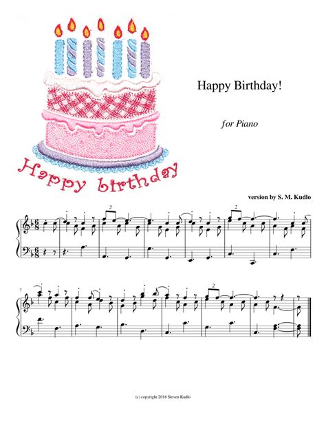 Happy Birthday Piano Tutorial