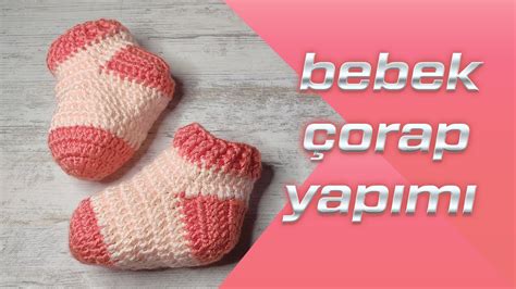 Bebek Çorap Yapımı Very Easy Knitting Baby Socks Crochet YouTube