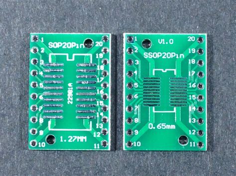 PCB SMD To DIP 20 Pin Adapter 5 Pack ProtoSupplies