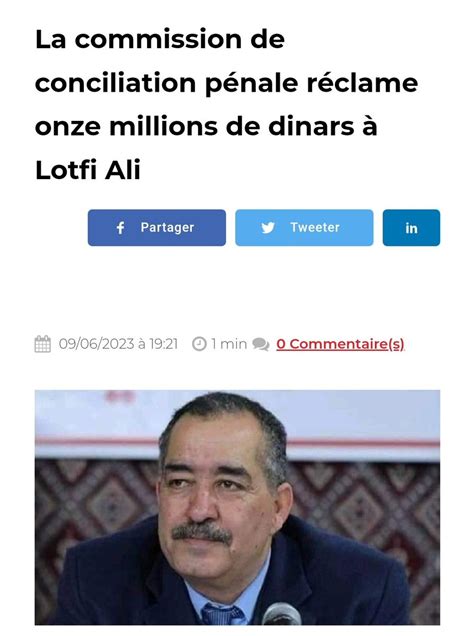 Nadia on Twitter Meanwhile Lotfi Ali aurait été libéré dans le cadre