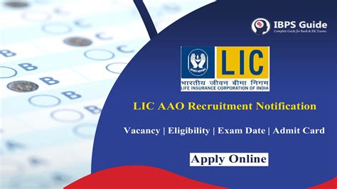 Lic Aao Recruitment Notification Exam Pattern Syllabus