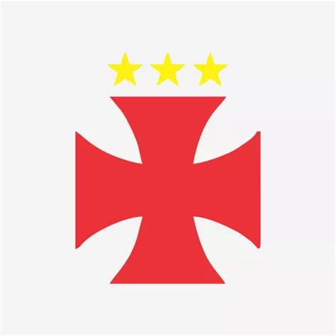 Kit X Adesivos Escudo Cruz De Malta Vasco Da Gama Cm A