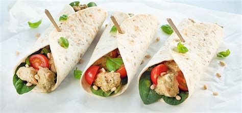 Wraps Met Romige Kip Pesto Leukerecepten