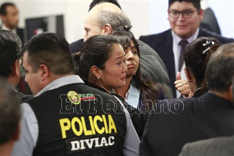 Policía Detiene A Keiko Fujimori Tras Orden De Prisión Preventiva