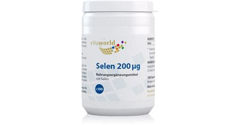 Vita World Selen Mcg Tabletten Zur Unterst Tzung Des Immunsystems