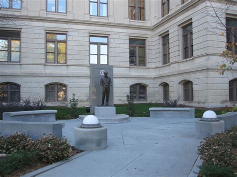 Jimmy Carter Statue At The Georgia State Capitol Atlanta Georgia