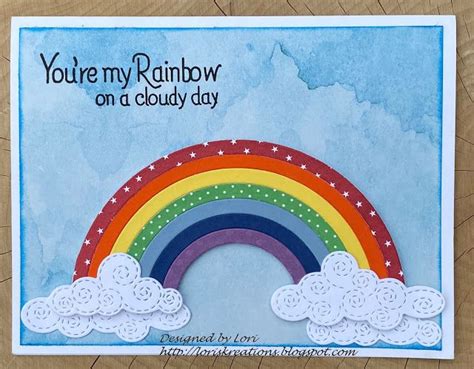 Youre My Rainbow Rainbow Card Rainbow Encouragement Cards