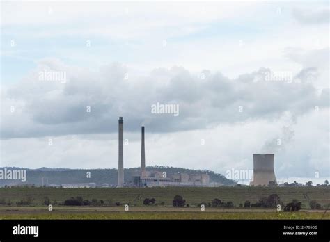 Callide Coal Fired Power Station At Callide Biloela Queensland Australia Site Of