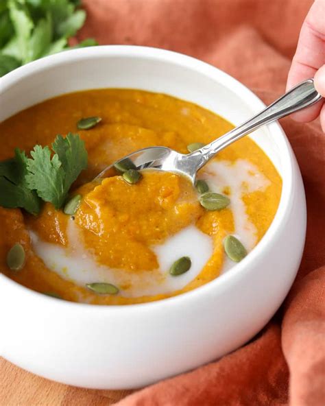 Curried Carrot And Sweet Potato Soup Emily Eats Things